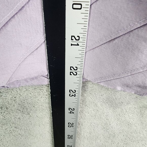 Womens Spenser Jeremy Purple 100% Silk Blazer 3/4 Sleeve Button Front Size 14 - Picture 6 of 7